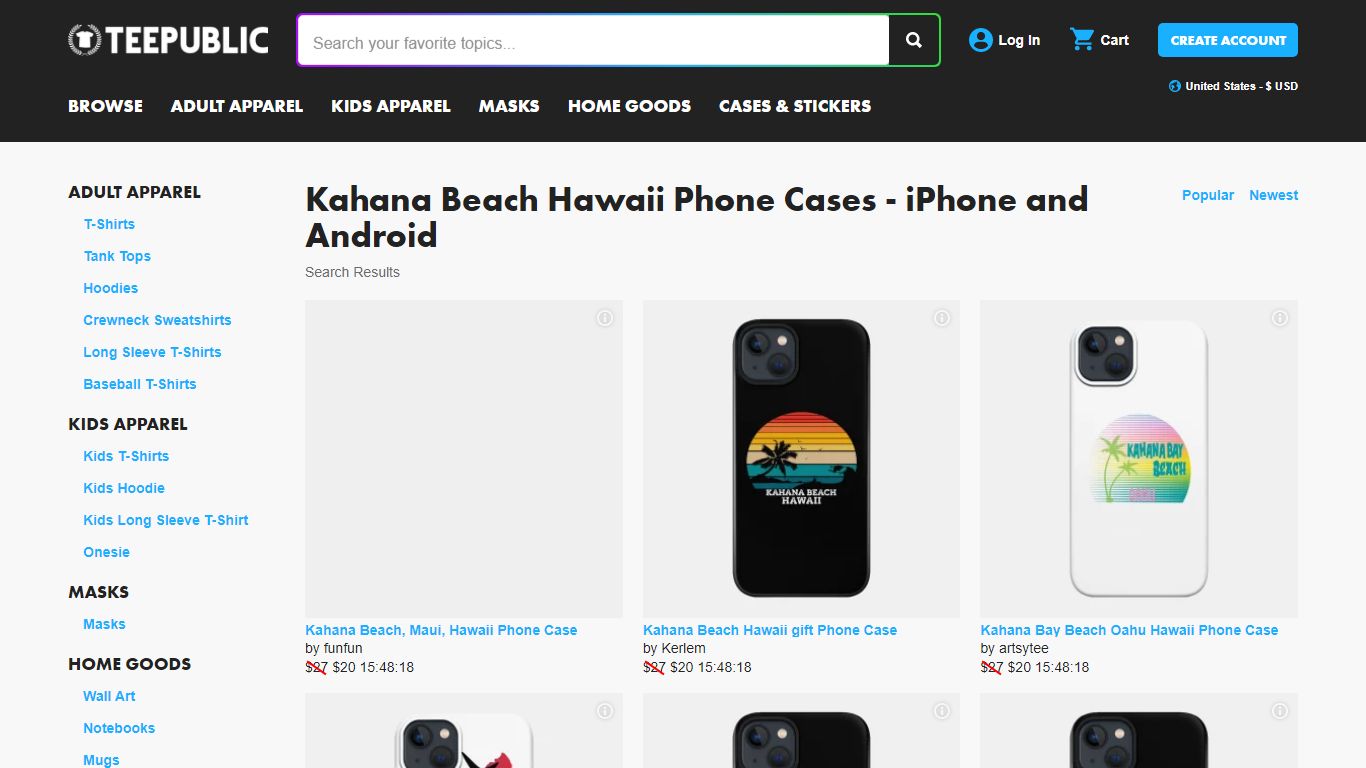 Kahana Beach Hawaii Phone Cases - iPhone and Android